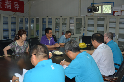 公司党委书记毛振杰、工会主席吉维萍到检测加固公司调研指导工作 