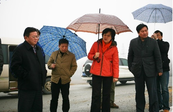 岳阳市委领导莅临公司岳常监理项目视察工作 岳阳市委领导莅临公司岳常监理项目视察工作