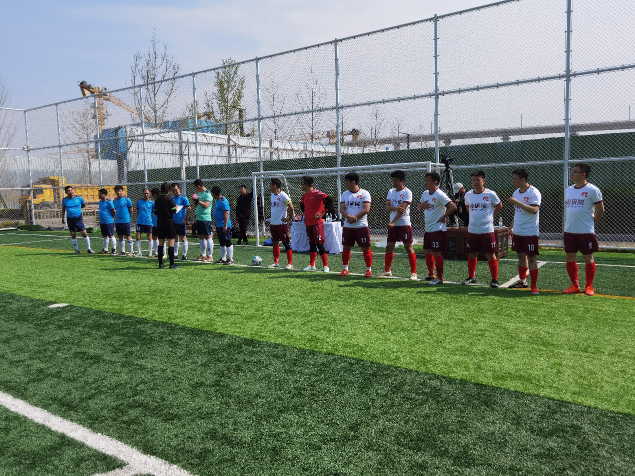 设研院足球队7:1赢得“设计杯” 第三场小组赛胜利